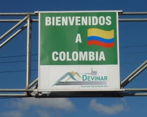 Frontière de Colombie