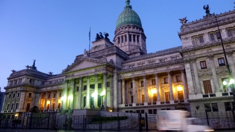 Le Palais des congrès. Buenos Aires, Argentine
