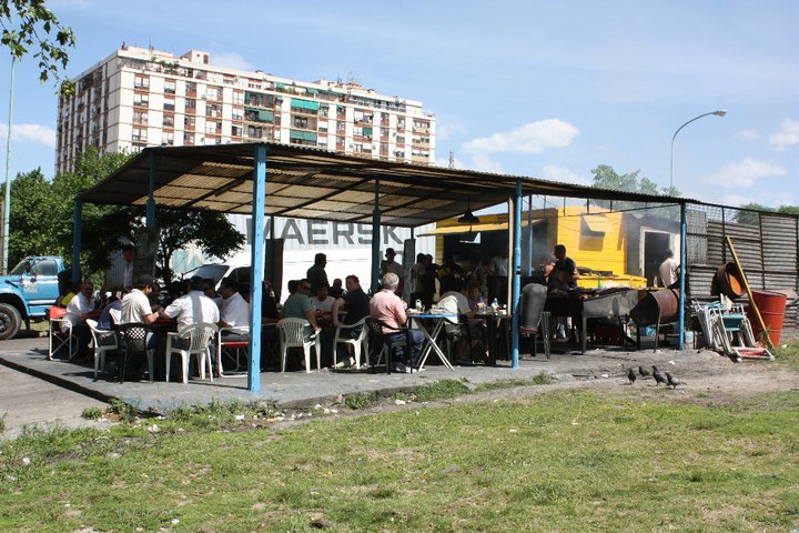 Stand barbecue de viande argentine, Buenos Aires