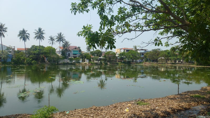 Lac intérieur citadelle de Hué, Vietnam