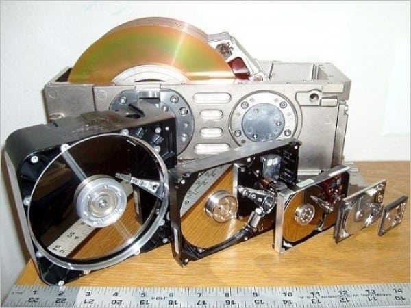 Evolution de la taille des disque dur
