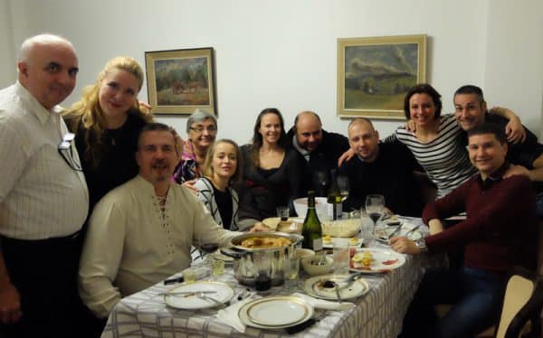 Jour de l'an avec une famille Serbe à Belgrade